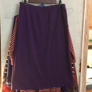 Purple Pencil Skirt